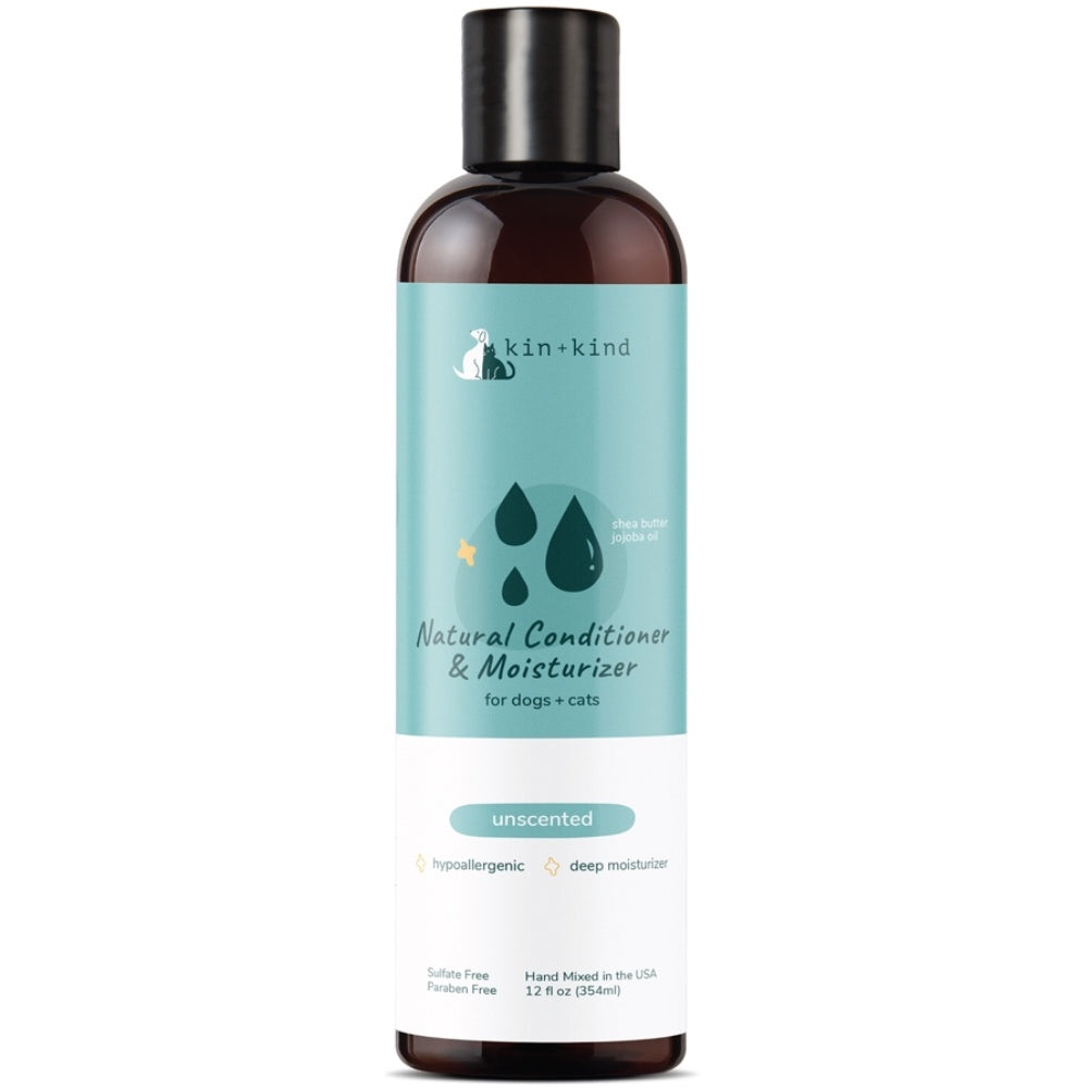 Kin+Kind Unscented Moisturizing Conditioner For Cats & Dogs 12oz