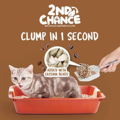Kit Cat 2nd Chance Coffee Beans Clumping Cat Litter 2.5kg
