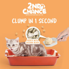 Kit Cat 2nd Chance Pea Fiber Clumping Cat Litter 2.5kg