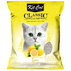 Kit Cat Classic Clump Lemon Clay Cat Litter 10L