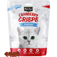 Kit Cat Cranberry Crisps Seafood Cat Treats 60g