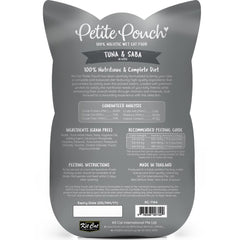 30% OFF: Kit Cat Petite Pouch Tuna & Saba In Aspic Grain-Free Pouch Cat Food 70g x 12