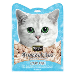 Kit Cat Freeze Bites Cod Fish Grain Free Cat Treats 15g