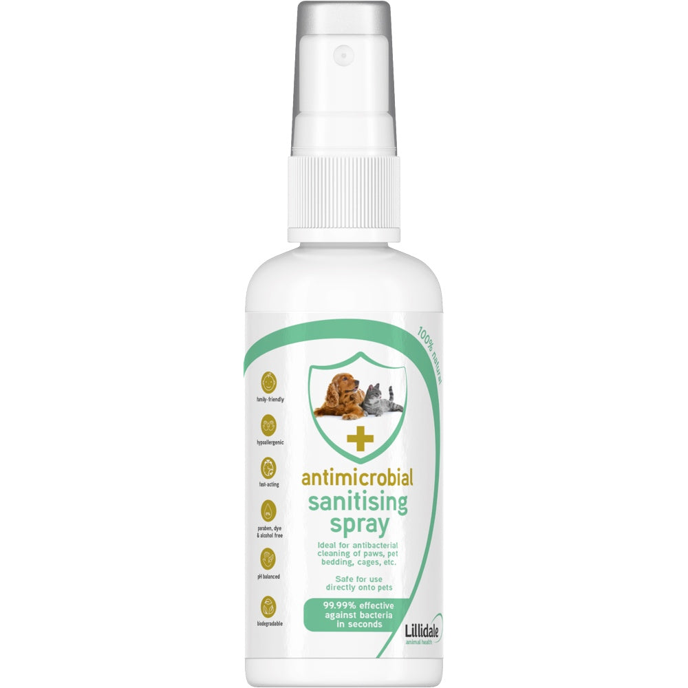 Lillidale Antimicrobial Sanitising Spray For Cats & Dogs