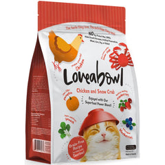15% OFF: Loveabowl Chicken & Snow Crab Grain Free Dry Cat Food