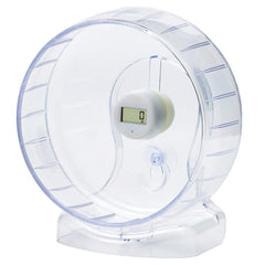 Marukan Clean & Clear Hamster Wheel With Running Meter (17cm)