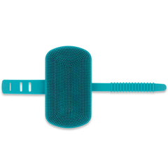 Messy Mutts Silicone Dual Sided Dog Grooming Brush With Hand Strap