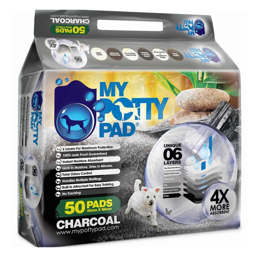 TRIAL $6 OFF: My Potty Pad Charcoal Pee Pad For Dogs x1