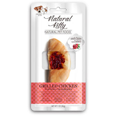 Natural Kitty Original Grilled Chicken Topping Cranberry Cat & Dog Treat 30g