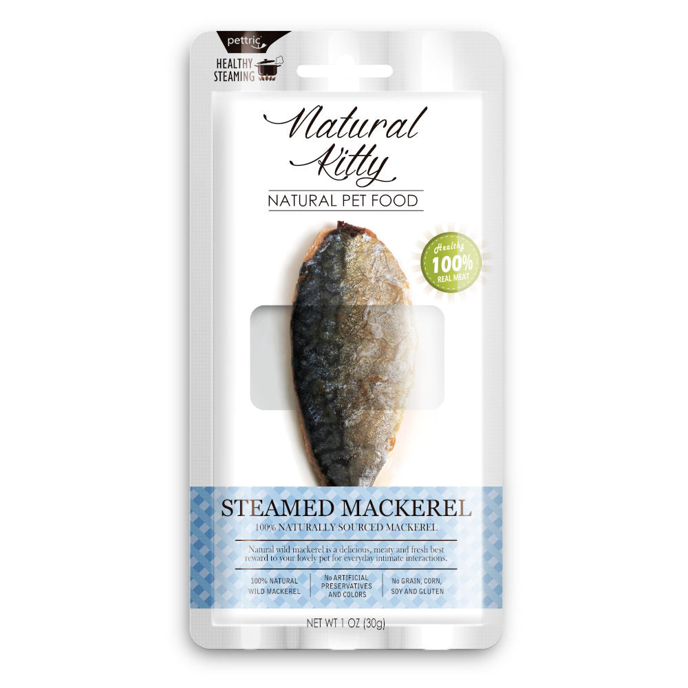 Natural Kitty Original Steamed Mackerel Cat Treat 30g