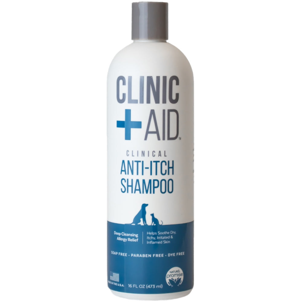 Naturel Promise Clinic + Aid Clinical Anti-Itch Shampoo For Cats & Dogs 16oz