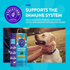 15% OFF:  NaturVet Evolutions Advanced Allergy Support Supplement Chews For Dogs 90ct