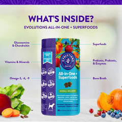 15% OFF: NaturVet Evolutions All-in-One + Superfoods Supplement Chews For Dogs 90ct