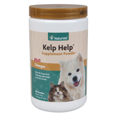 NaturVet Kelp Help Mineral & Vitamin Supplement Plus Omegas for Dogs & Cats 1lb