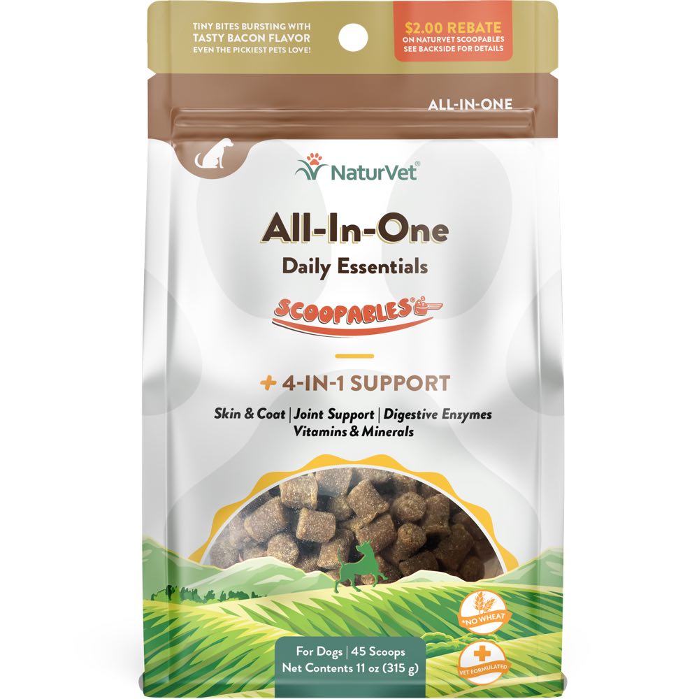 NaturVet Scoopables All-In-One Daily Essentials Dog Supplement 11oz