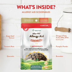 NaturVet Scoopables Aller-911 Allergy Aid Dog Supplement 11oz