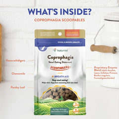 NaturVet Scoopables Coprophagia Stool Eating Deterrent Dog Supplement 11oz