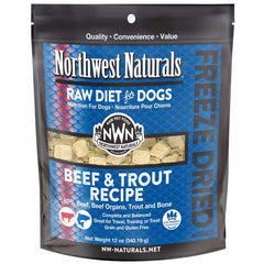 Northwest Naturals Beef & Trout Freeze-Dried Raw Dog Food