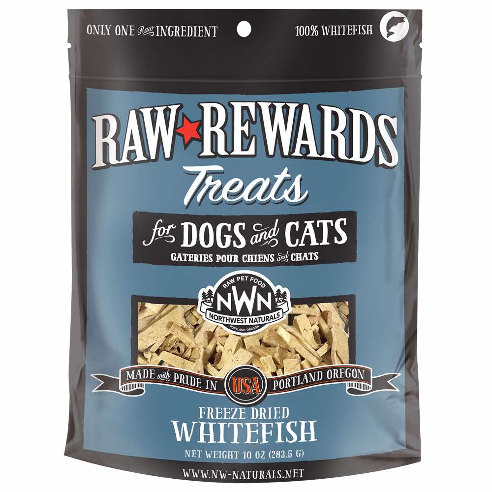 Northwest Naturals Raw Rewards Whitefish Freeze-Dried Dog & Cat Treats 2.5oz