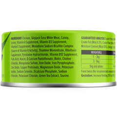 Nurture Pro Longevity Chicken & Skipjack Tuna White Meat With Catnip Canned Cat Food 80g