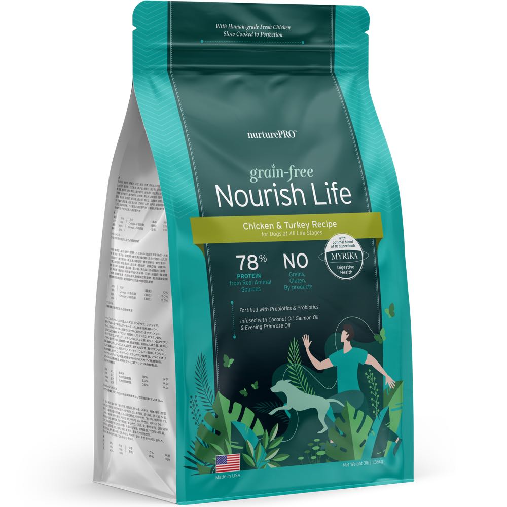 Nurture Pro Nourish Life Chicken & Turkey Recipe Grain-Free Dry Dog Food