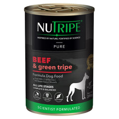 20% OFF: Nutripe Pure Beef & Green Tripe Gum & Grain-Free Canned Dog Food