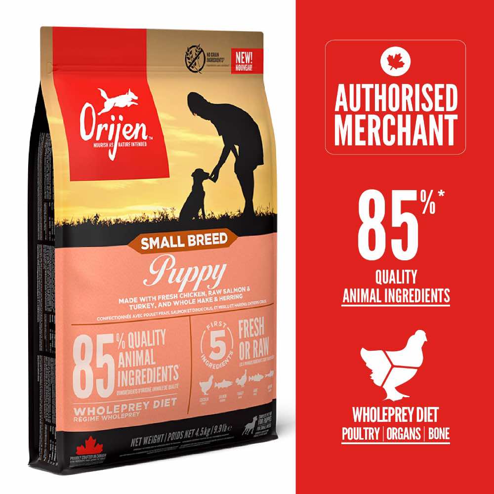 ORIJEN Puppy Small Breed Grain-Free Dry Dog Food 1.8kg