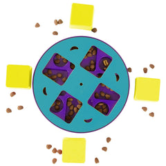 Outward Hound Doggy Blocks Treat Spinning Puzzle Dog Toy