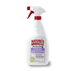Nature‚Äö√Ñ√¥s Miracle Litter Box Odor Destroyer Unscented Spray 24oz