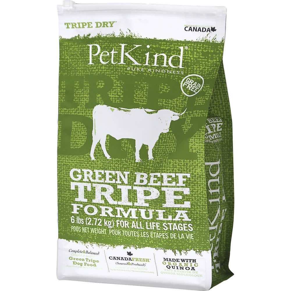 '25% OFF 25lb (Exp Apr26)': Petkind Green Beef Tripe Grain-Free Dry Dog Food
