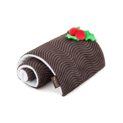 PLAY Holiday Classic Yummy Yuletide Log Plush Dog Toy