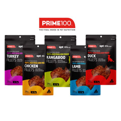 Prime100 Single Protein Chicken Fillets Air Dried Dog Treats 100g
