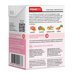 Prime100 SPD Slow Cooked Salmon & Pumpkin Wet Dog Food 354g