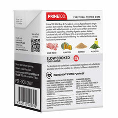 Prime100 SPD Slow Cooked Wild Boar & Pumpkin Wet Dog Food 354g
