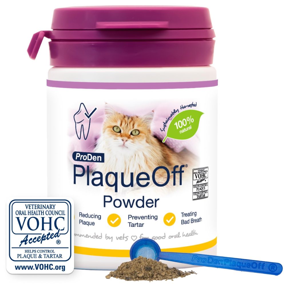 20% OFF: ProDen PlaqueOff Powder Dental Care Cat Supplement 40g