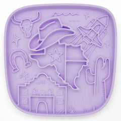 Puzzle Feeder Interactive Dog Lick Mat (Texas Purple)