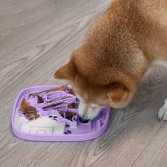 Puzzle Feeder Interactive Dog Lick Mat (Texas Purple)