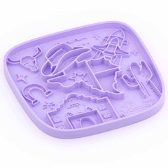 Puzzle Feeder Interactive Dog Lick Mat (Texas Purple)