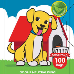 QuickGrab Fragranced Dog Litter Disposal Bags 100ct