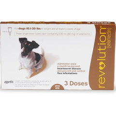 Revolution For Dogs Weighing 10-20lb 3pcs