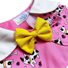 RuffCo Handcrafted Cape For Cats & Dogs (Pink Bull Terriers)
