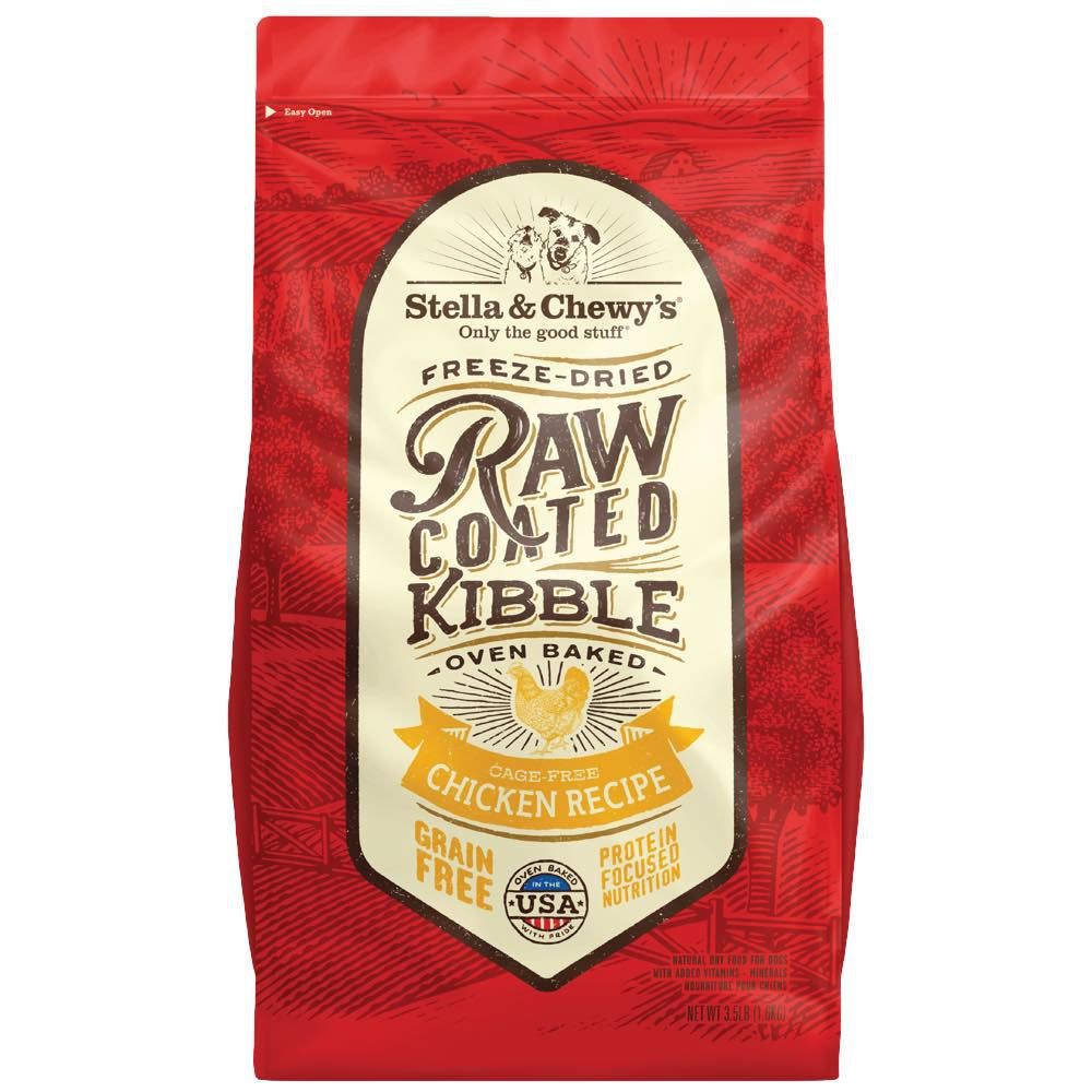 Stella & Chewy's Freeze-Dried Raw Coated Kibble Chicken Grain-Free Dry Dog Food