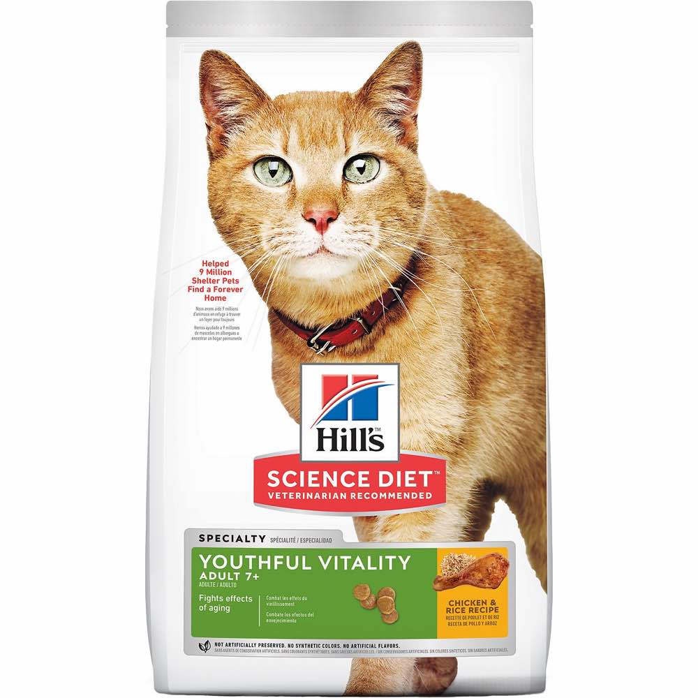 Science Diet Youthful Vitality Adult 7+ Dry Cat Food
