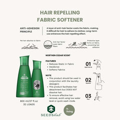SEEDShub Hair Repelling Fabric Softener 800ml