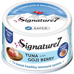 18% OFF: Signature7 Tuna With Goji Berry Pate (Wed) Canned Cat Food 80g