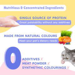 18% OFF: Singapaw Waffle Chicken & Cranberry Grain-Free Freeze-Dried Treats For Cats & Dogs 120g