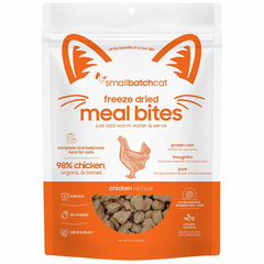 Smallbatch Chicken Meal Bites Complete & Balanced Freeze Dried Cat Food 10oz