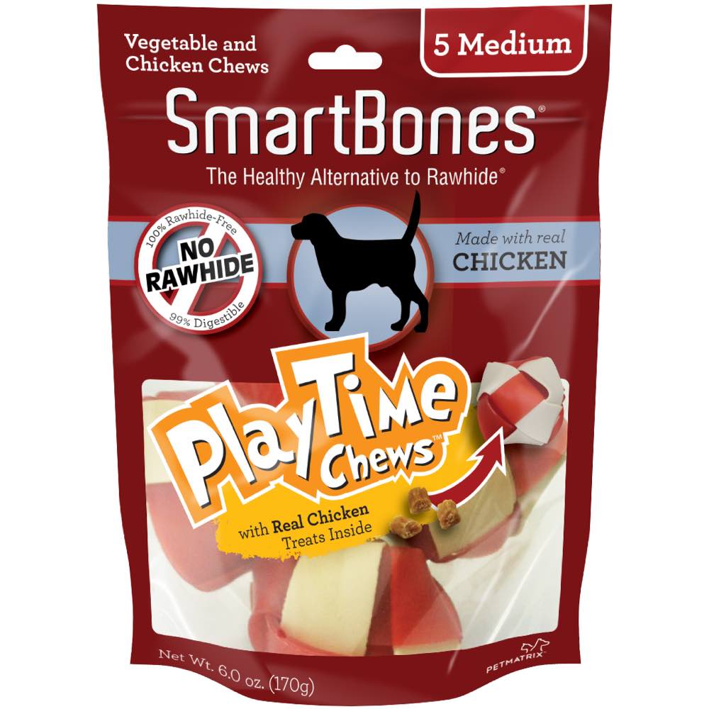 SmartBones PlayTime Chicken Dog Chews