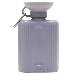 Springer Growler Dog Travel Water Bottle (Grey)