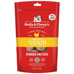 Stella & Chewy’s Chewy’s Chicken Dinner Patties Grain-Free Freeze-Dried Raw Dog Food